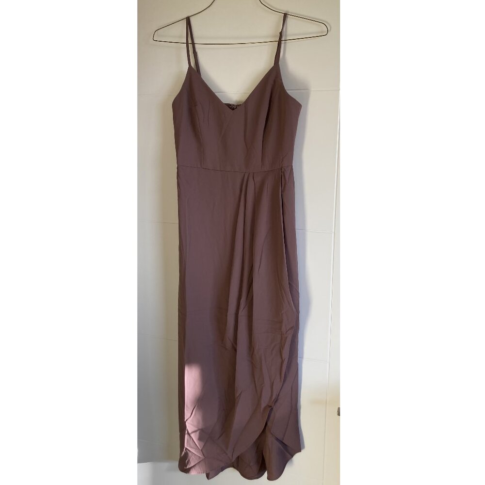 Reinette Mauve Purple Midi Dress